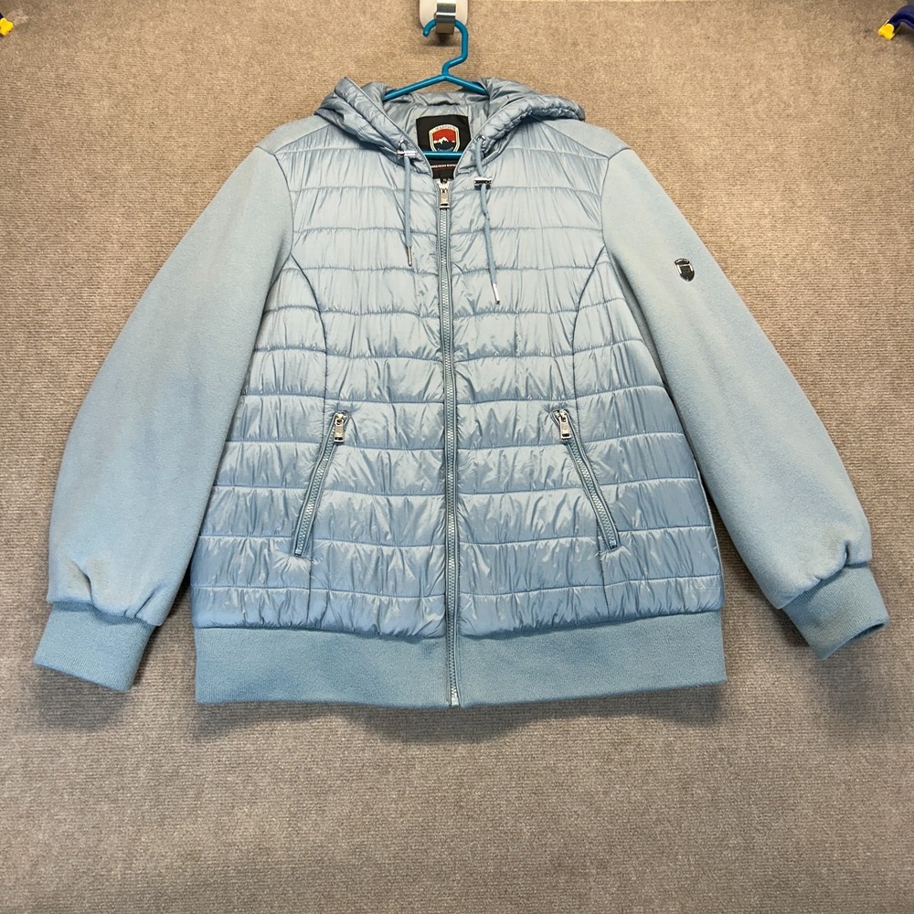 1 Madison Expedition Jacket Women's XL Mixed Puffer Lined Heritage Collection